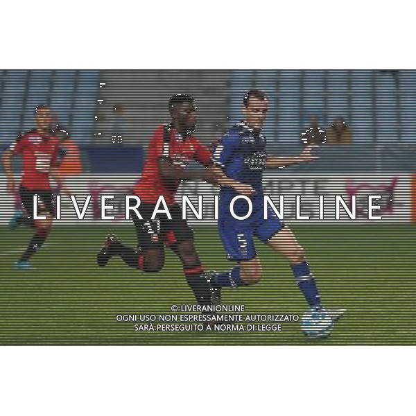 Sebastien SQUILLACI / Jeremie BOGA - 27.10.2015 - Bastia / Rennes - Coupe de la Ligue 2015/2016 Photo : Michel Maestracci / Icon Sport/AGENZIA ALDO LIVERANI SAS - ITALY ONLY EDITORIAL USE ONLY
