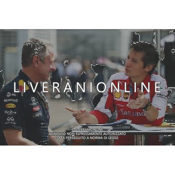 (L to R): Jonathan Wheatley (GBR) Red Bull Racing Team Manager with Massimo Rivola (ITA) Ferrari Sporting Director. 29.10.2015. Formula 1 World Championship, Rd 17, Mexican Grand Prix, Mexixo City, Mexico, Preparation Day. AG ALDO LIVERANI SAS ONLY ITALY