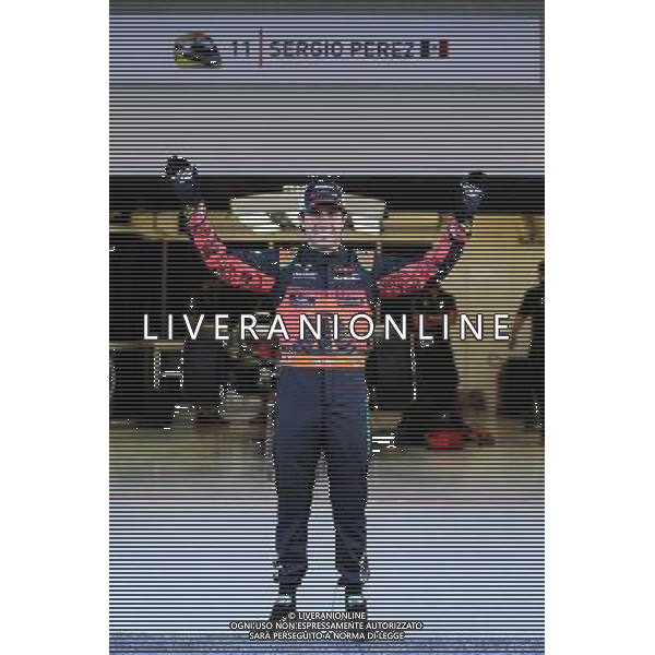 Sergio Perez (MEX) Sahara Force India F1 in special Mexico themed livery race suit. 29.10.2015. Formula 1 World Championship, Rd 17, Mexican Grand Prix, Mexixo City, Mexico, Preparation Day. AG ALDO LIVERANI SAS ONLY ITALY