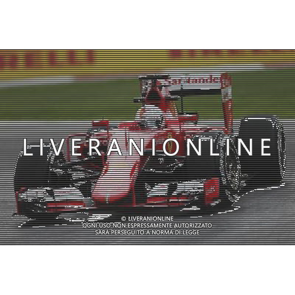 Sebastian Vettel (GER) Ferrari SF15-T. 30.10.2015. Formula 1 World Championship, Rd 17, Mexican Grand Prix, Mexixo City, Mexico, Practice Day. AG ALDO LIVERANI SAS ONLY ITALY