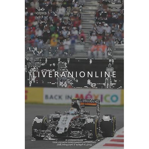 Sergio Perez (MEX) Sahara Force India F1 VJM08. 30.10.2015. Formula 1 World Championship, Rd 17, Mexican Grand Prix, Mexixo City, Mexico, Practice Day. AG ALDO LIVERANI SAS ONLY ITALY