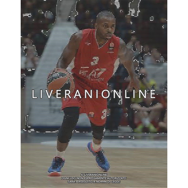 Turkish Airline Eurolega 2015/2016 Regular Season Milano - 30.10.2015 EA7 Emporio Armani Milano-Olympiacos Pireo Nella Foto:Lafayette Oliver /Ph.Vitez-Ag. Aldo Liverani