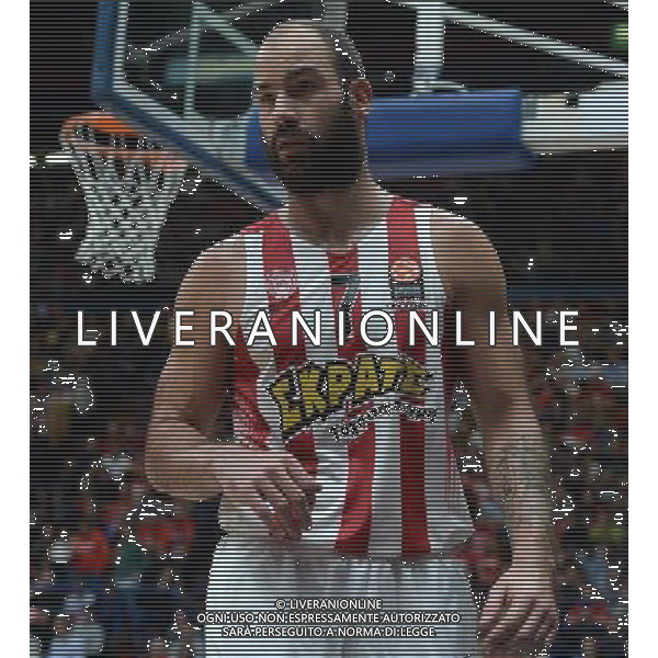 Turkish Airline Eurolega 2015/2016 Regular Season Milano - 30.10.2015 EA7 Emporio Armani Milano-Olympiacos Pireo Nella Foto:Spanoulis Vassilis /Ph.Vitez-Ag. Aldo Liverani