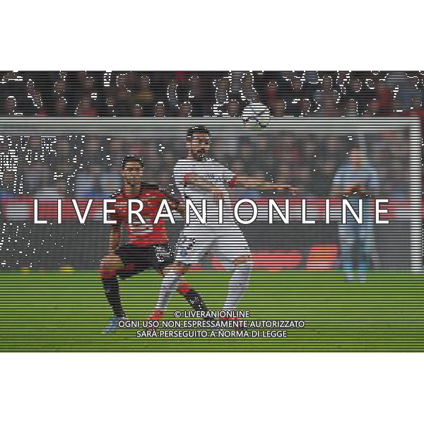 Ezequiel Lavezzi / Pedro Felipe Teodosio Mendes - 30.10.2015 - Rennes / PSG - 12eme journee de Ligue 1 Photo : Andre Ferreira / Icon Sport/AGENZIA ALDO LIVERANI SAS - ITALY ONLY EDITORIAL USE ONLY
