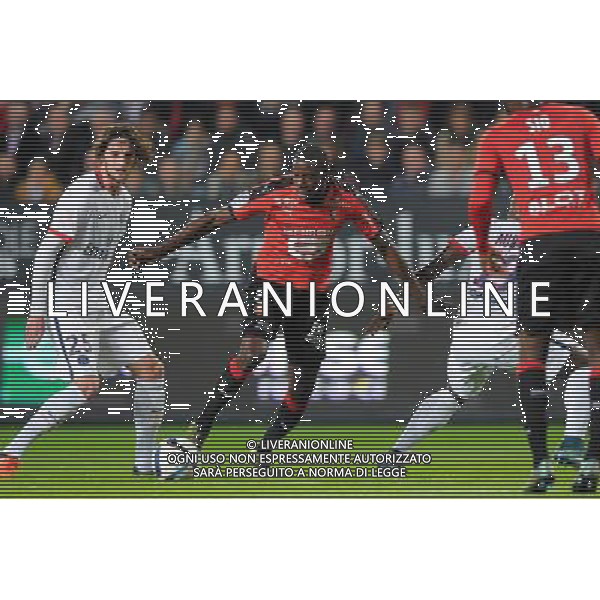 Abdoulaye Doucoure / Adrien Rabiot - 30.10.2015 - Rennes / PSG - 12eme journee de Ligue 1 Photo : Andre Ferreira / Icon Sport/AGENZIA ALDO LIVERANI SAS - ITALY ONLY EDITORIAL USE ONLY