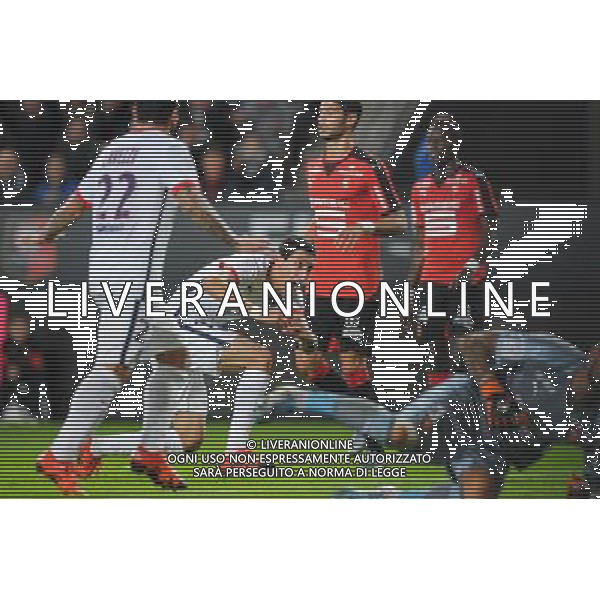 joie PSG / Angel Di Maria - 30.10.2015 - Rennes / PSG - 12eme journee de Ligue 1 Photo : Andre Ferreira / Icon Sport/AGENZIA ALDO LIVERANI SAS - ITALY ONLY EDITORIAL USE ONLY