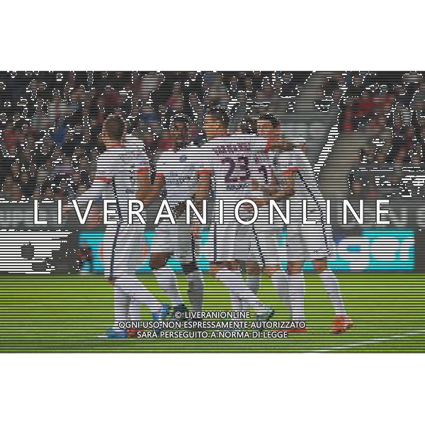 joie PSG / Angel Di Maria - 30.10.2015 - Rennes / PSG - 12eme journee de Ligue 1 Photo : Andre Ferreira / Icon Sport/AGENZIA ALDO LIVERANI SAS - ITALY ONLY EDITORIAL USE ONLY