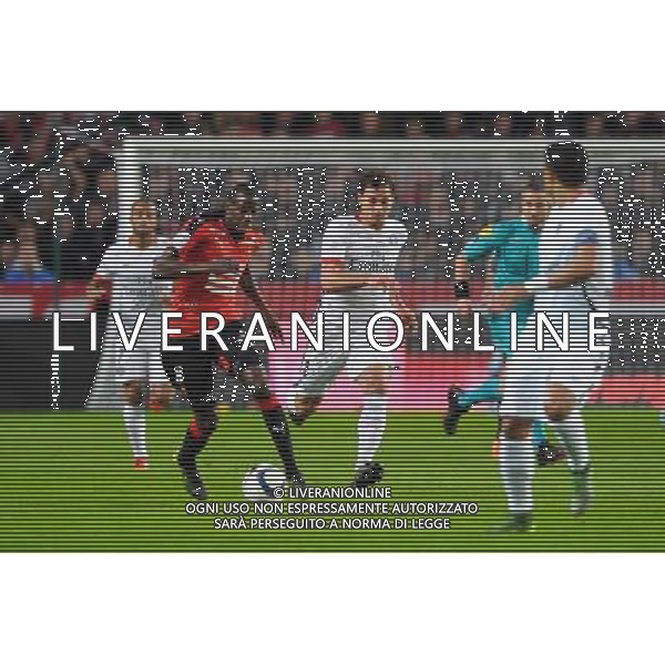 Abdoulaye Doucoure / Benjamin Stambouli - 30.10.2015 - Rennes / PSG - 12eme journee de Ligue 1 Photo : Andre Ferreira / Icon Sport/AGENZIA ALDO LIVERANI SAS - ITALY ONLY EDITORIAL USE ONLY