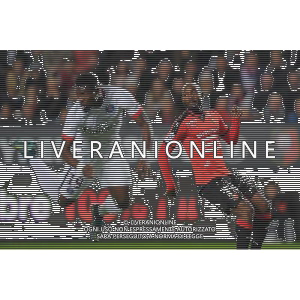 Giovanni Sio / Serge Aurier - 30.10.2015 - Rennes / PSG - 12eme journee de Ligue 1 Photo : Andre Ferreira / Icon Sport/AGENZIA ALDO LIVERANI SAS - ITALY ONLY EDITORIAL USE ONLY
