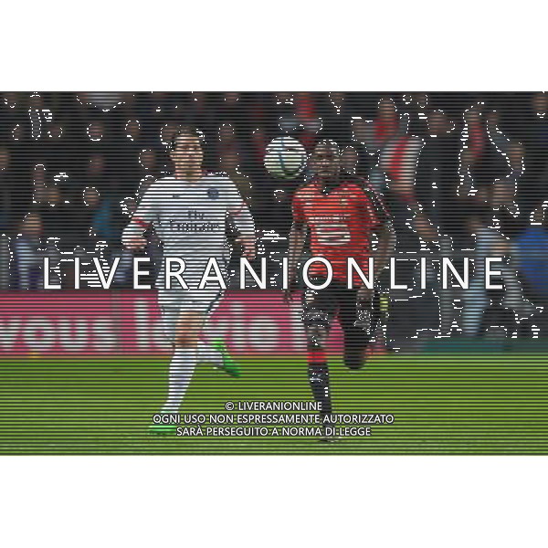 Maxwell / Abdoulaye Doucoure - 30.10.2015 - Rennes / PSG - 12eme journee de Ligue 1 Photo : Andre Ferreira / Icon Sport/AGENZIA ALDO LIVERANI SAS - ITALY ONLY EDITORIAL USE ONLY