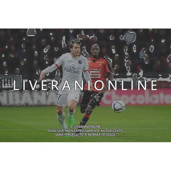 Maxwell / Abdoulaye Doucoure - 30.10.2015 - Rennes / PSG - 12eme journee de Ligue 1 Photo : Andre Ferreira / Icon Sport/AGENZIA ALDO LIVERANI SAS - ITALY ONLY EDITORIAL USE ONLY