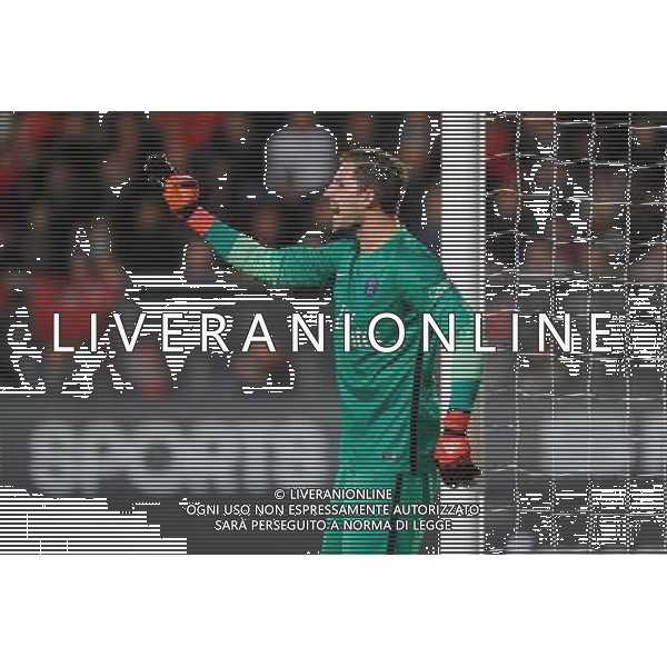 Kevin Trapp - 30.10.2015 - Rennes / PSG - 12eme journee de Ligue 1 Photo : Andre Ferreira / Icon Sport/AGENZIA ALDO LIVERANI SAS - ITALY ONLY EDITORIAL USE ONLY