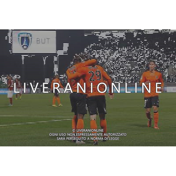 Joie Paris - Romain GRANGE / Ahmed MOGNI - 30.10.2015 - Metz / Paris FC - 13eme journee de Ligue 2 Photo : Fred Marvaux / Icon Sport/AGENZIA ALDO LIVERANI SAS - ITALY ONLY EDITORIAL USE ONLY