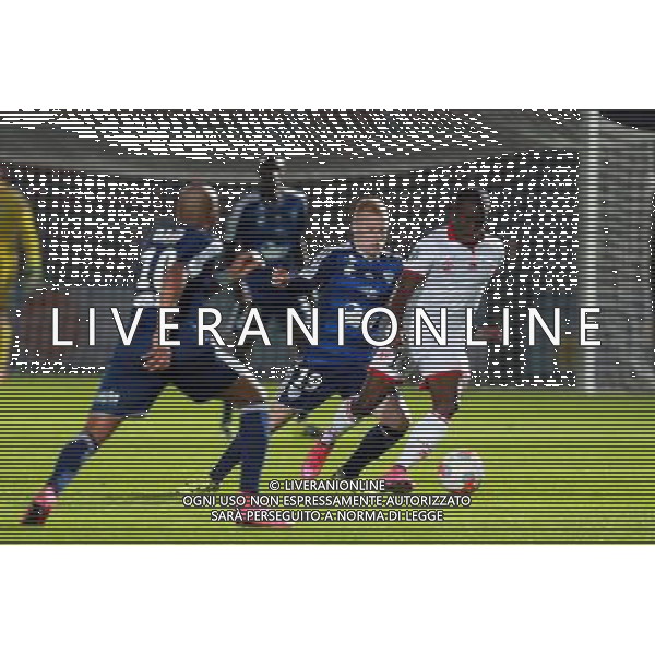 Fabien TCHENKOUA - 30.10.2015 - Creteil / Nimes - 13eme journee de Ligue 2 Photo : Sebastien Muylaert / Icon Sport/AGENZIA ALDO LIVERANI SAS - ITALY ONLY EDITORIAL USE ONLY