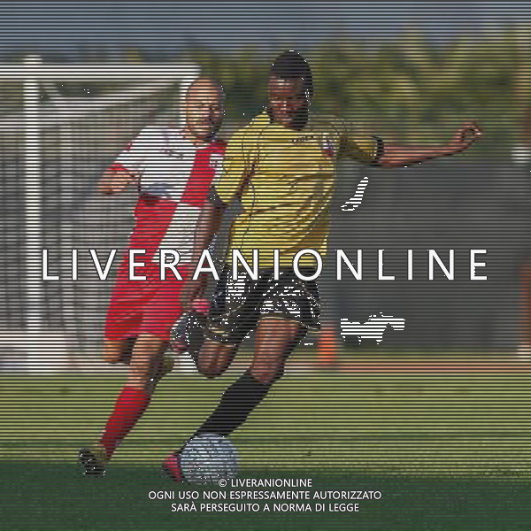 Lega Pro Girone B, Rimini vs Luchhese del 31/10/2015 nella foto Ashong Northey inseguito da Ricchiuti Adrian, Rimini,©Claudio Zamagni/Agenzia Aldo Liverani s.a.s.