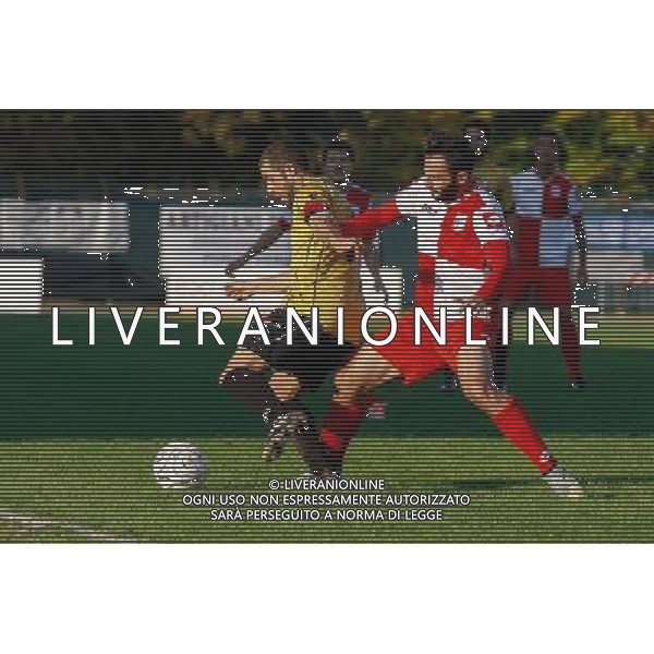 Lega Pro Girone B, Rimini vs Luchhese del 31/10/2015 nella foto Galli Nicol˜ su Nol Matteo , Rimini,©Claudio Zamagni/Agenzia Aldo Liverani s.a.s.