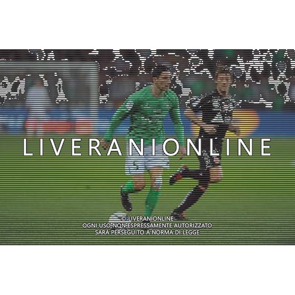Vincent PAJOT - 31.10.2015 - Saint Etienne / Reims - 12eme journee de Ligue1 Photo : Jean Paul Thomas / Icon Sport AG ALDO LIVERANI SAS ONLY ITALY