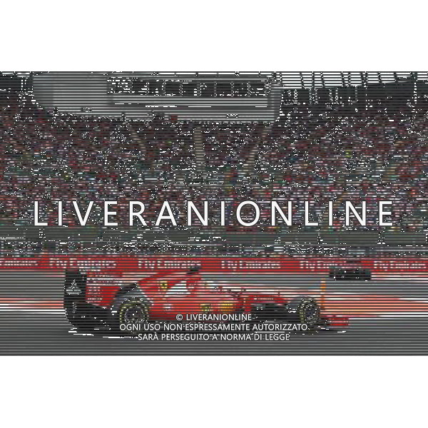 Sebastian Vettel (GER) Ferrari SF15-T. 31.10.2015. Formula 1 World Championship, Rd 17, Mexican Grand Prix, Mexixo City, Mexico, Qualifying Day. /AGENZIA ALDO LIVERANI SAS - EDITORIAL USE ONLY