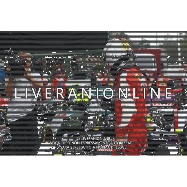 Sebastian Vettel (GER) Ferrari in qualifying parc ferme. 31.10.2015. Formula 1 World Championship, Rd 17, Mexican Grand Prix, Mexixo City, Mexico, Qualifying Day. /AGENZIA ALDO LIVERANI SAS - EDITORIAL USE ONLY
