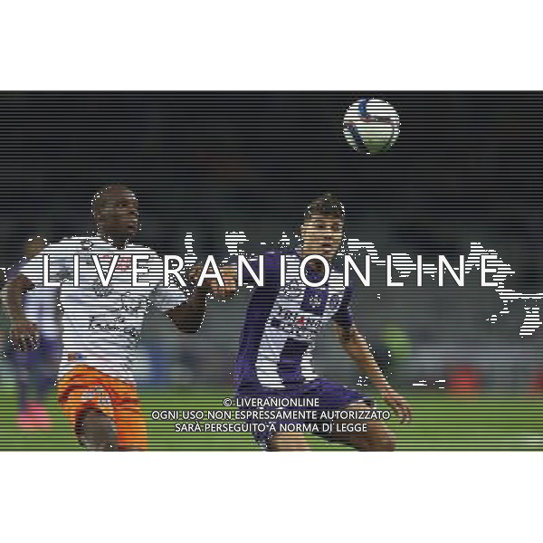 Zinedine Machach / Bryan Dabo - 31.10.2015 - Toulouse / Montpellier - 12eme journee de Ligue1 Photo : Manu Blondeau / Icon Sport *** Local Caption *** /AGENZIA ALDO LIVERANI SAS - ITALY ONLY EDITORIAL USE ONLY