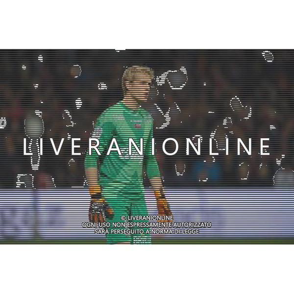 Jonas Lossl - 31.10.2015 - Guingamp / Lorient - 12eme journee de Ligue 1 Photo : Andre Ferreira / Icon Sport /AGENZIA ALDO LIVERANI SAS - ITALY ONLY EDITORIAL USE ONLY