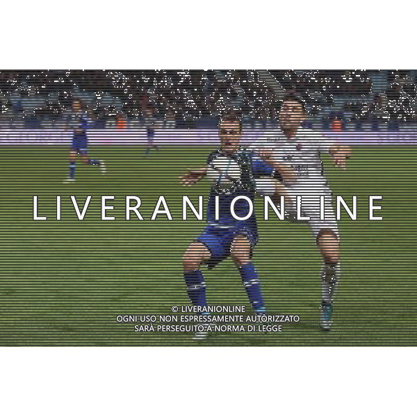 Sebastien SQUILLACI / Andy DELORT - 31.10.2015 - Bastia / Caen - 12eme journee de Ligue1 Photo : Michel Maestracci / Icon Sport /AGENZIA ALDO LIVERANI SAS - ITALY ONLY EDITORIAL USE ONLY
