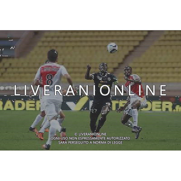 Elderson Echiejile / Cheikh Ndoye - 01.11.2015 - Monaco / Angers - 12eme journee de Ligue1 Photo : Serge Haouzi / Icon Sport /AGENZIA ALDO LIVERANI SAS - ITALY ONLY EDITORIAL USE ONLY