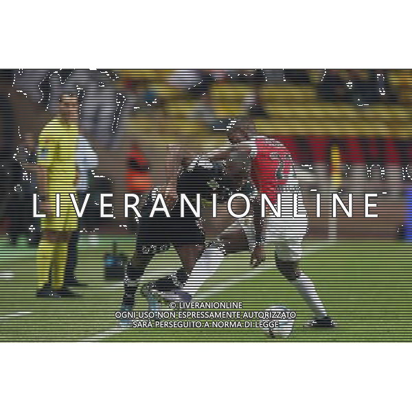 Elderson Echiejile / Sunu Gilles Christ - 01.11.2015 - Monaco / Angers - 12eme journee de Ligue1 Photo : Serge Haouzi / Icon Sport /AGENZIA ALDO LIVERANI SAS - ITALY ONLY EDITORIAL USE ONLY