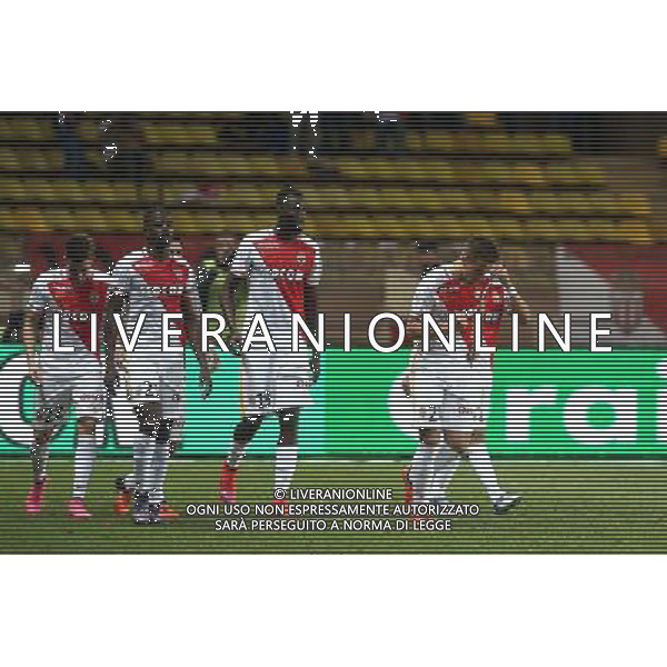 Joie Monaco /Mario Pasalic / Lacina Traore - 01.11.2015 - Monaco / Angers - 12eme journee de Ligue1 Photo : Serge Haouzi / Icon Sport *** Local Caption *** /AGENZIA ALDO LIVERANI SAS - ITALY ONLY EDITORIAL USE ONLY
