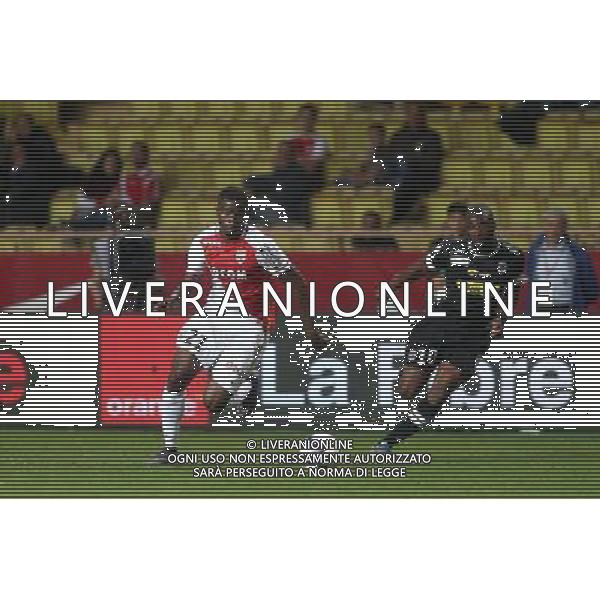 Elderson Echiejile / Sunu Gilles Christ - 01.11.2015 - Monaco / Angers - 12eme journee de Ligue1 Photo : Serge Haouzi / Icon Sport /AGENZIA ALDO LIVERANI SAS - ITALY ONLY EDITORIAL USE ONLY