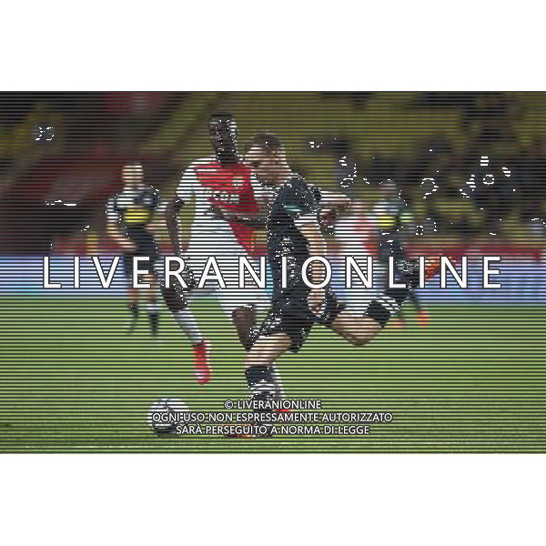 Lacina Traore / Thomas Romain - 01.11.2015 - Monaco / Angers - 12eme journee de Ligue1 Photo : Serge Haouzi / Icon Sport /AGENZIA ALDO LIVERANI SAS - ITALY ONLY EDITORIAL USE ONLY