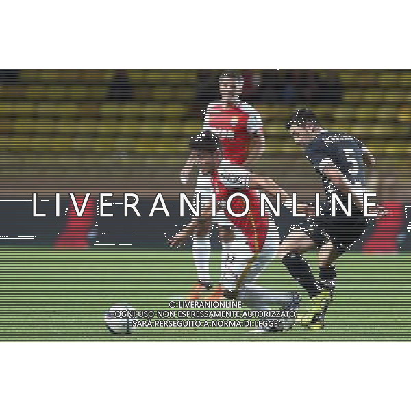 Marcos Lopes / Thomas Mangani - 01.11.2015 - Monaco / Angers - 12eme journee de Ligue1 Photo : Serge Haouzi / Icon Sport /AGENZIA ALDO LIVERANI SAS - ITALY ONLY EDITORIAL USE ONLY