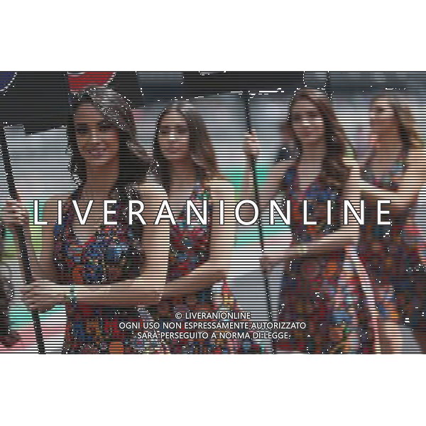Grid girls on the drivers parade. 01.11.2015. Formula 1 World Championship, Rd 17, Mexican Grand Prix, Mexixo City, Mexico, Race Day. AG ALDO LIVERANI SAS ONLY ITALY