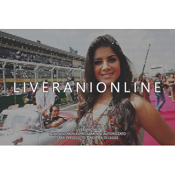 Grid girl on the drivers parade. 01.11.2015. Formula 1 World Championship, Rd 17, Mexican Grand Prix, Mexixo City, Mexico, Race Day. AG ALDO LIVERANI SAS ONLY ITALY