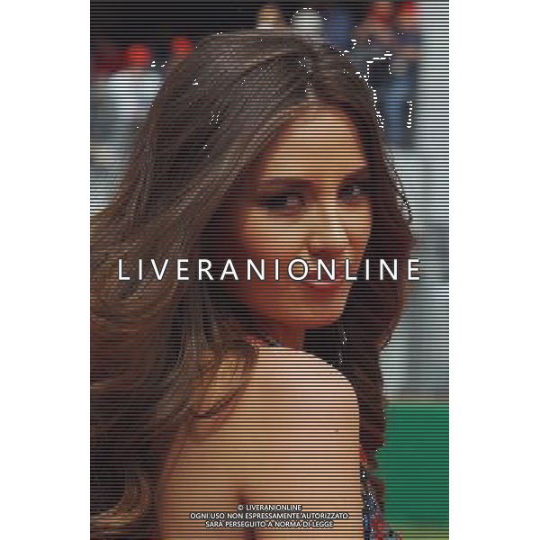 Grid girl on the drivers parade. 01.11.2015. Formula 1 World Championship, Rd 17, Mexican Grand Prix, Mexixo City, Mexico, Race Day. AG ALDO LIVERANI SAS ONLY ITALY