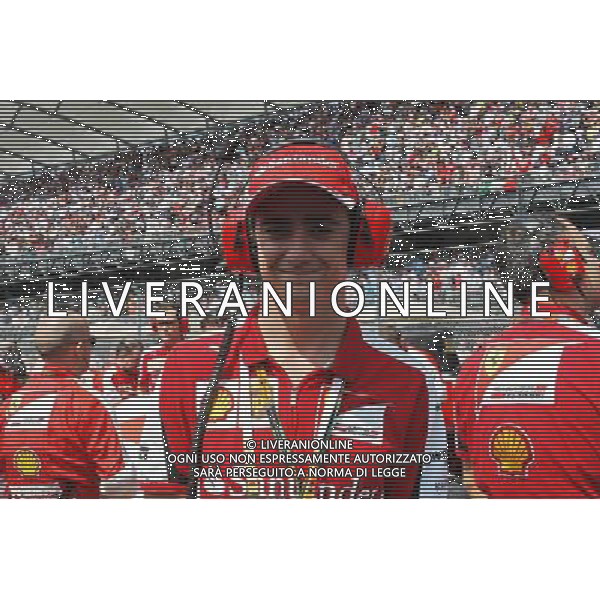 Esteban Gutierrez (MEX) Ferrari Test and Reserve Driver on the grid. 01.11.2015. Formula 1 World Championship, Rd 17, Mexican Grand Prix, Mexixo City, Mexico, Race Day. AG ALDO LIVERANI SAS ONLY ITALY
