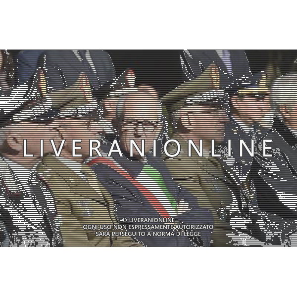 Omaggio ai defunti Commemorazione dei caduti militari al Cimitero del Verano Roma, 02 novembre 2015 nella foto Francesco Paolo Tronca ©Corredati /AGENZIA ALDO LIVERANI SAS
