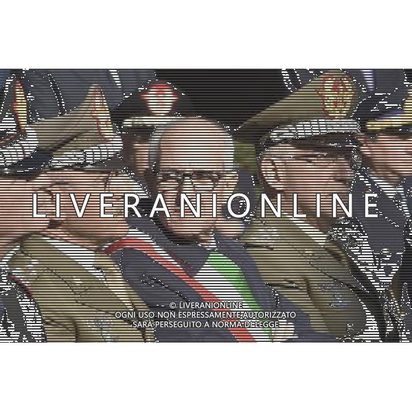 Omaggio ai defunti Commemorazione dei caduti militari al Cimitero del Verano Roma, 02 novembre 2015 nella foto Francesco Paolo Tronca ©Corredati /AGENZIA ALDO LIVERANI SAS
