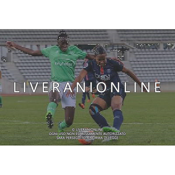 Teninsoun Sissoko / Marie Laure Delie - 01.11.2015 - PSG / Saint Etienne - 8eme journee de D1 Feminine Photo : Anthony Dibon / Icon Sport /AGENZIA ALDO LIVERANI SAS - ITALY ONLY EDITORIAL USE ONLY