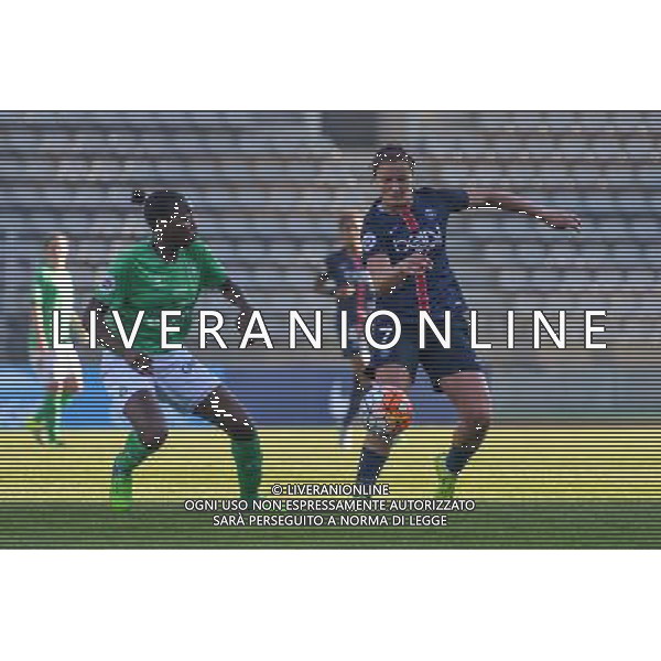 Teninsoun Sissoko / Lindsay Horan - 01.11.2015 - PSG / Saint Etienne - 8eme journee de D1 Feminine Photo : Anthony Dibon / Icon Sport /AGENZIA ALDO LIVERANI SAS - ITALY ONLY EDITORIAL USE ONLY