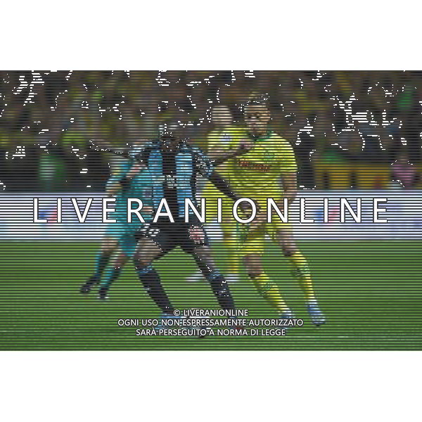 Lassana Diarra / Yacine Bammou - 01.11.2015 - Nantes / Marseille - 12eme journee de Ligue 1 Photo : Andre Ferreira / Icon Sport /AGENZIA ALDO LIVERANI SAS - ITALY ONLY EDITORIAL USE ONLY