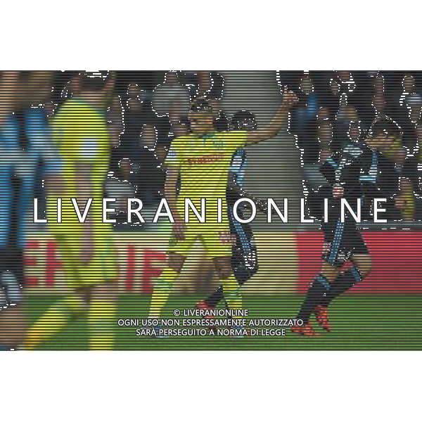 Yacine Bammou - 01.11.2015 - Nantes / Marseille - 12eme journee de Ligue 1 Photo : Andre Ferreira / Icon Sport /AGENZIA ALDO LIVERANI SAS - ITALY ONLY EDITORIAL USE ONLY