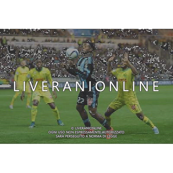 Michy Batshuayi - 01.11.2015 - Nantes / Marseille - 12eme journee de Ligue 1 Photo : Andre Ferreira / Icon Sport /AGENZIA ALDO LIVERANI SAS - ITALY ONLY EDITORIAL USE ONLY