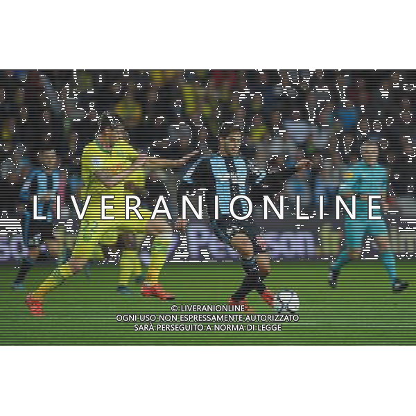 Lucas Silva / Emiliano Sala - 01.11.2015 - Nantes / Marseille - 12eme journee de Ligue 1 Photo : Andre Ferreira / Icon Sport /AGENZIA ALDO LIVERANI SAS - ITALY ONLY EDITORIAL USE ONLY