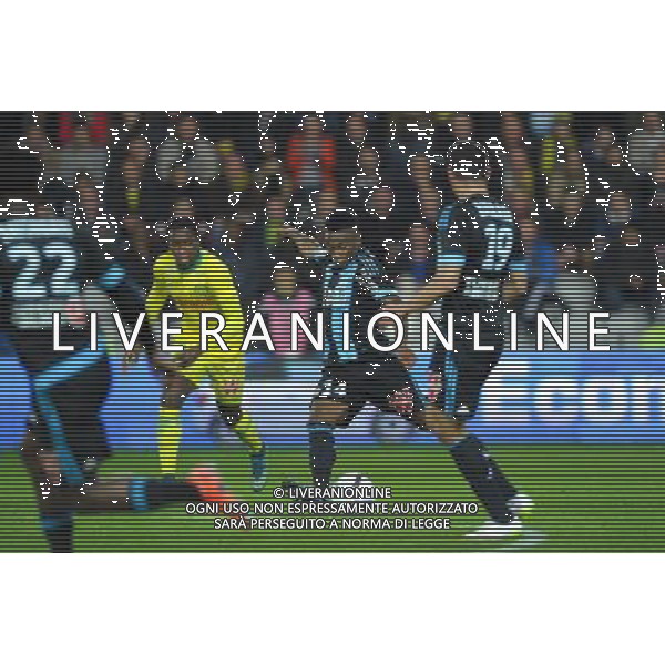 but de Kevin Nkoudou - 01.11.2015 - Nantes / Marseille - 12eme journee de Ligue 1 Photo : Andre Ferreira / Icon Sport /AGENZIA ALDO LIVERANI SAS - ITALY ONLY EDITORIAL USE ONLY