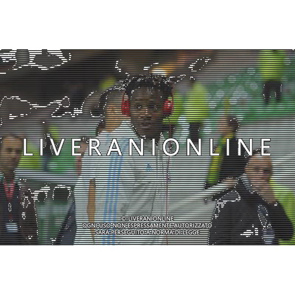 Michy Batshuayi - 01.11.2015 - Nantes / Marseille - 12eme journee de Ligue 1 Photo : Andre Ferreira / Icon Sport /AGENZIA ALDO LIVERANI SAS - ITALY ONLY EDITORIAL USE ONLY