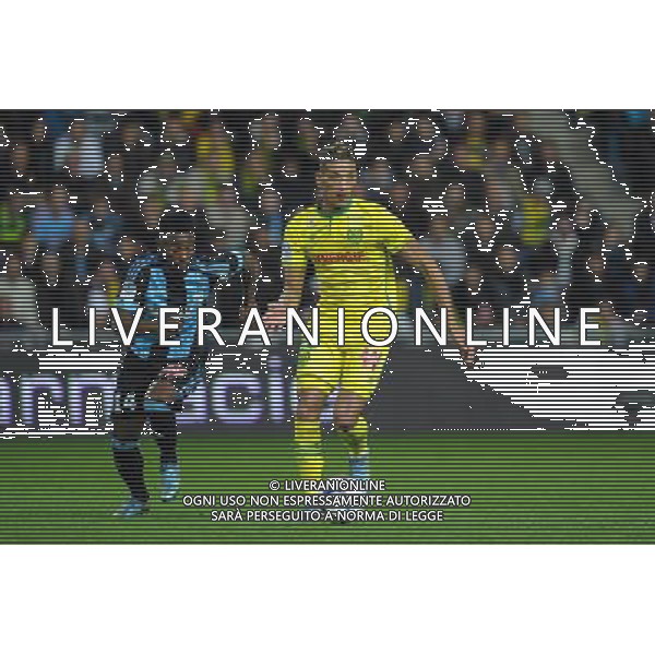 Yacine Bammou / Kevin Nkoudou - 01.11.2015 - Nantes / Marseille - 12eme journee de Ligue 1 Photo : Andre Ferreira / Icon Sport /AGENZIA ALDO LIVERANI SAS - ITALY ONLY EDITORIAL USE ONLY
