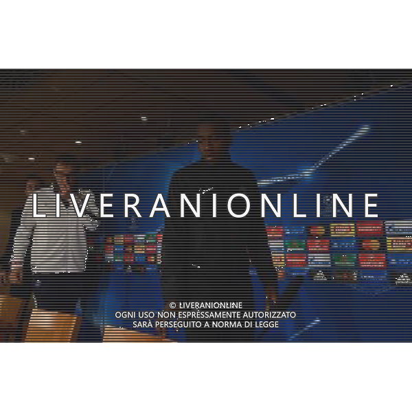 Blaise MATUIDI / Laurent BLANC - 02.11.2015 - Conference de presse avant Real Madrid / PSG Photo: WinterPress / Icon Sport AG ALDO LIVERANI SAS ONLY ITALY