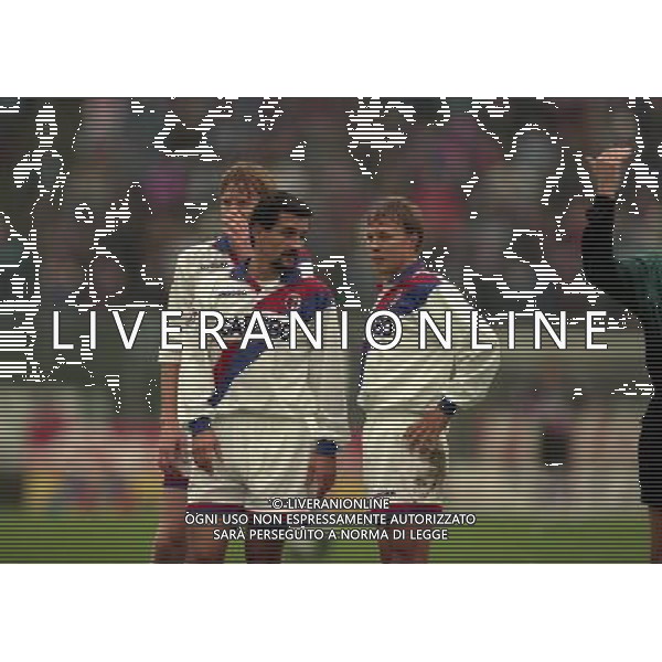 13-11-1996 CREMONESE BOLOGNA COPPA ITALIA NELLA FOTO KENNET ANDERSSON E IGOR KOLYVANOV AG ALDO LIVERANI SAS