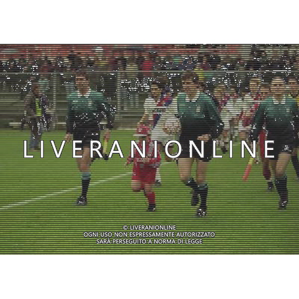 13-11-1996 CREMONESE BOLOGNA COPPA ITALIA NELLA FOTO ARBITRO LIVIO BAZZOLI AG ALDO LIVERANI SAS